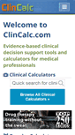 Mobile Screenshot of clincalc.com